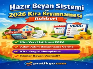 Hazır Beyan Sistemi Nedir? 2026 Kira Beyannamesi Nasıl Verilir?