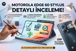 Motorola Edge 60 Stylus İncelemesi: Güç, Şıklık ve Üretkenlik Bir Arada