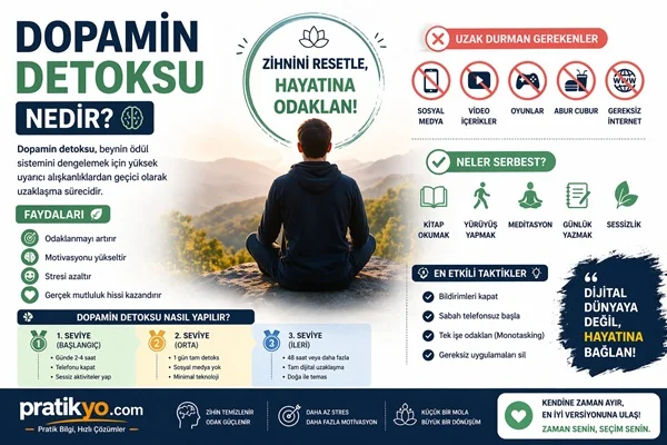 Dopamin Detoksu Nedir? Nasıl Yapılır?