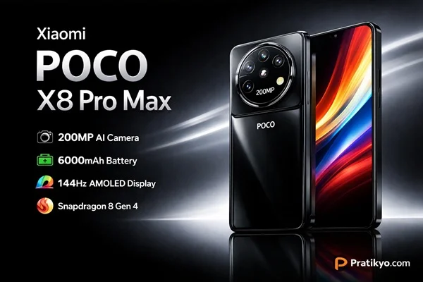 Xiaomi Poco X8 Pro Max (2026) – Özellikleri, Fiyatı ve Tüm Detaylar!