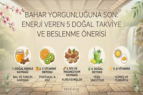 Bahar Yorgunluğu Nasıl Geçer? Enerji Veren 5 Doğal Takviye