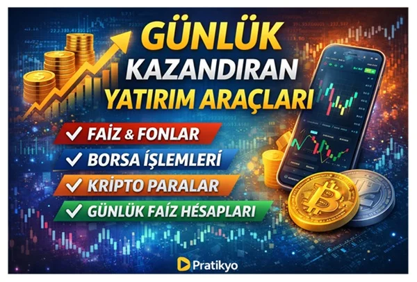 Günlük Kazandıran Yatırım Araçları (2026) – En Karlı Seçenekler ve Günlük Getiri Rehberi