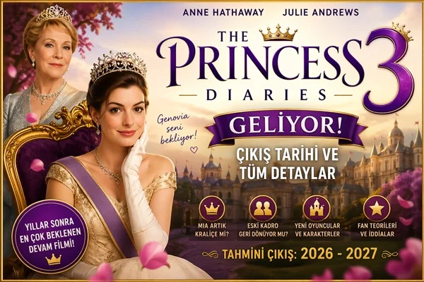 The Princess Diaries 3 Geliyor! Çıkış Tarihi, Oyuncular ve Tüm Detaylar (2026)