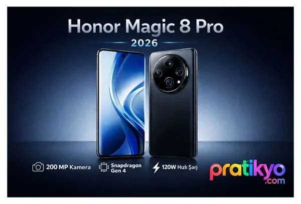 Honor Magic 8 Pro (2026) Özellikleri, Fiyatı ve Çıkış Tarihi