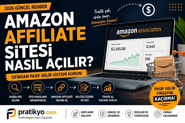 Amazon Affiliate Sitesi Nasıl Açılır?