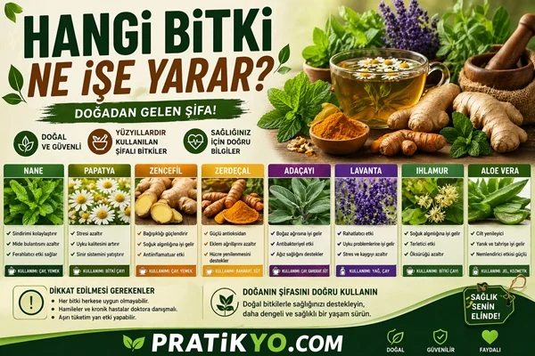 Hangi Bitki Ne İşe Yarar? Şifalı Bitkiler ve Faydaları (2026 Rehberi)
