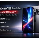 iPhone 18 Pro Max Nasıl Olacak? (2026 Tüm Özellikler ve Sızıntılar)