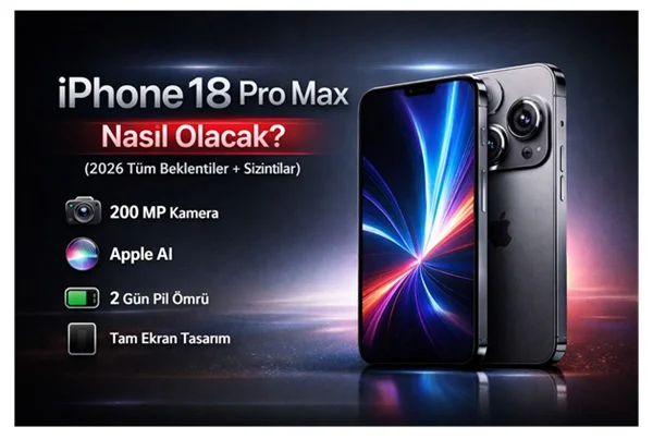 iPhone 18 Pro Max Nasıl Olacak? (2026 Tüm Özellikler ve Sızıntılar)