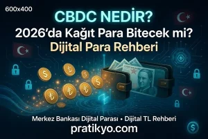 CBDC Nedir? 2026’da Kağıt Para Bitecek mi? Dijital Para Rehberi
