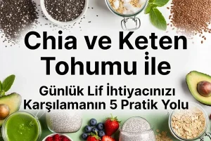 Chia ve Keten Tohumu ile Günlük Lif İhtiyacınızı Karşılamanın 5 Pratik Yolu