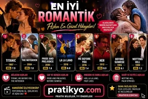 En İyi Romantik Filmler (Tüm Zamanların Aşk Dolu Listesi)