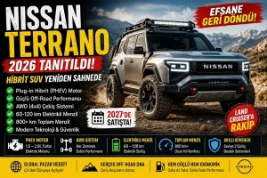 Nissan Terrano 2026 Tanıtıldı: Hibrit SUV Geri Döndü!