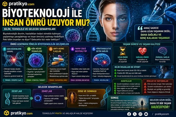 Biyoteknoloji ile İnsan Ömrü Uzuyor mu?