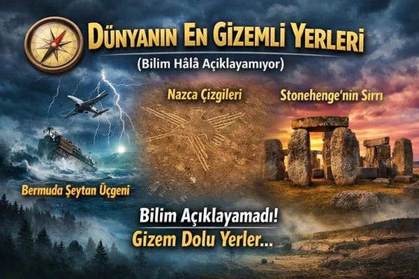 Dünyanın En Gizemli Yerleri: Bilim Hâlâ Açıklayamıyor (Bermuda, Nazca, Stonehenge)