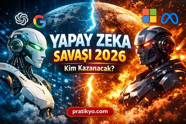 Yapay Zeka Savaşı 2026: OpenAI, Google ve Teknoloji Devleri Karşı Karşıya