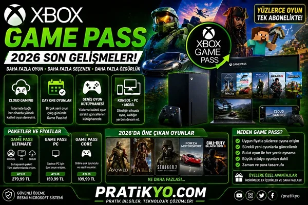 Xbox Game Pass 2026: Fiyatlar, Oyunlar ve Son Gelişmeler (Detaylı Rehber)