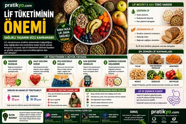 Lif Tüketiminin Önemi: Sağlıklı Yaşam İçin Bilmen Gerekenler