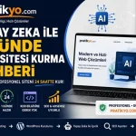 Yapay Zeka ile 1 Günde Web Sitesi Kurma Rehberi