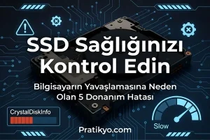 SSD Sağlığınızı Kontrol Edin: Bilgisayarın Yavaşlamasına Neden Olan 5 Donanım Hatası