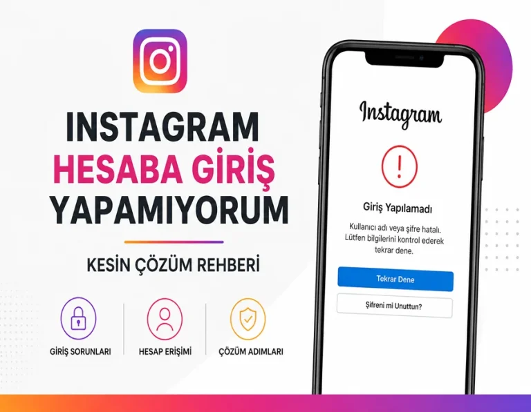 Instagram Hesaba Giriş Yapamıyorum (Kesin Çözüm Rehberi)