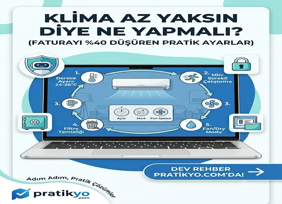 Klima Az Yaksın Diye Ne Yapmalı? Faturayı %40 Düşüren Pratik Ayarlar