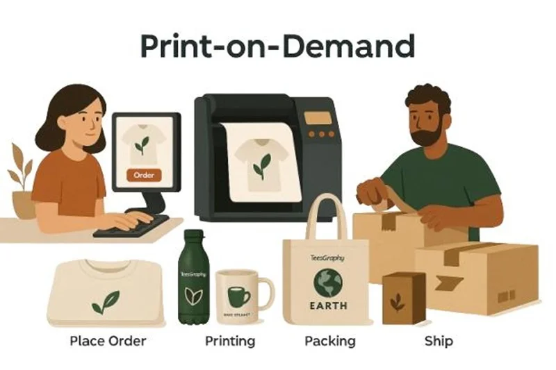 Print on Demand (POD) Nedir? Stoksuz E-Ticaret ile Para Kazanma Rehberi